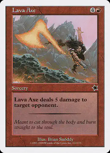 Lava Axe - s99 Spoiler