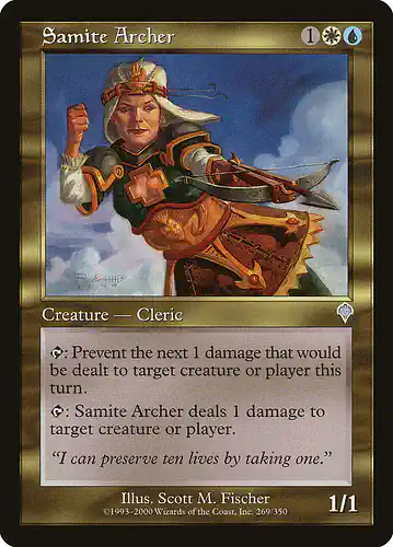 Samite Archer - inv Spoiler