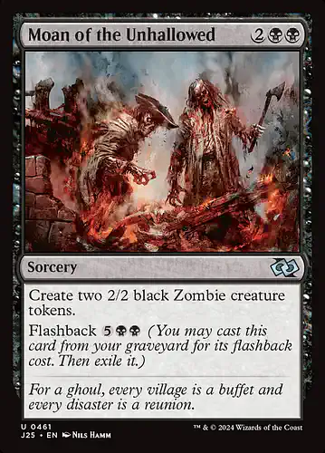 Moan of the Unhallowed - j25 Spoiler