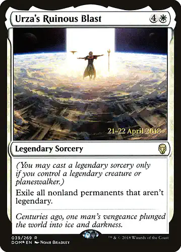 Urza's Ruinous Blast - dom Spoiler