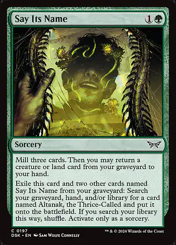 Say Its Name - dsk Spoiler
