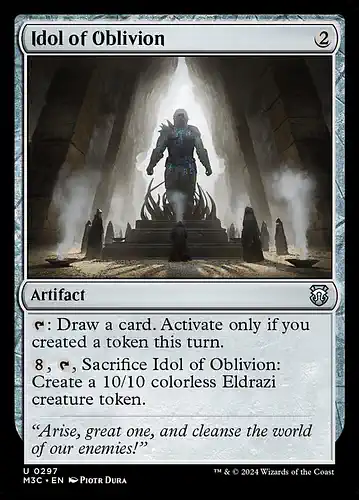 Idol of Oblivion - m3c Spoiler