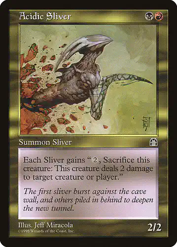 Acidic Sliver - sth Spoiler