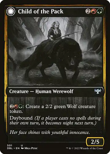 Child of the Pack - dbl Spoiler