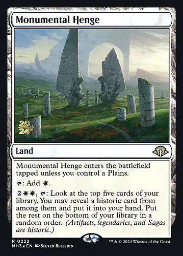 Monumental Henge - mh3 Spoiler