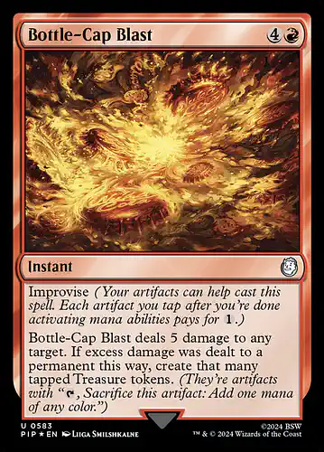 Bottle-Cap Blast - pip Spoiler