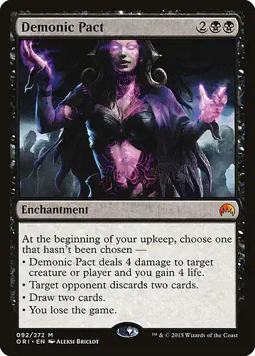 Demonic Pact - ori Spoiler