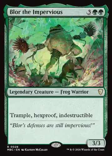 Blor the Impervious - mbc Spoiler