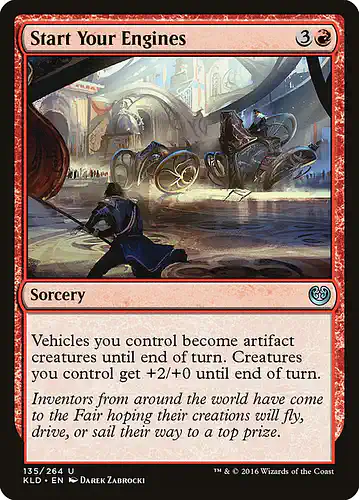 Start Your Engines - kld Spoiler