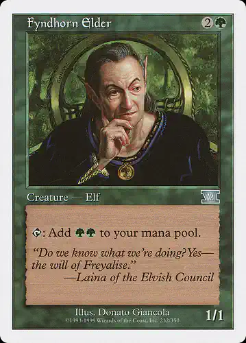 Fyndhorn Elder - 6ed Spoiler