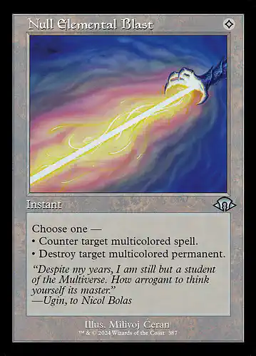 Null Elemental Blast - mh3 Spoiler