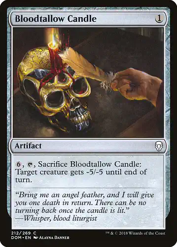 Bloodtallow Candle - dom Spoiler