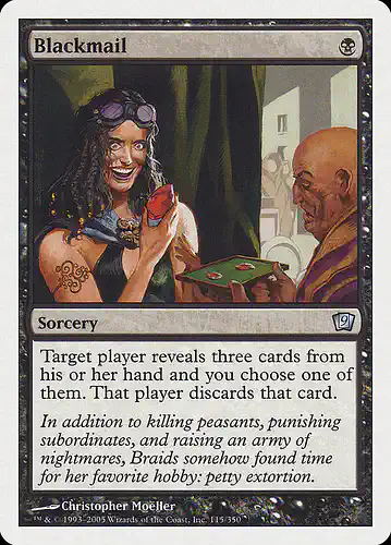Blackmail - 9ed Spoiler