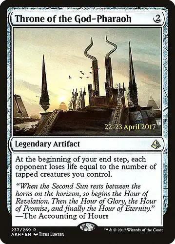 Throne of the God-Pharaoh - akh Spoiler