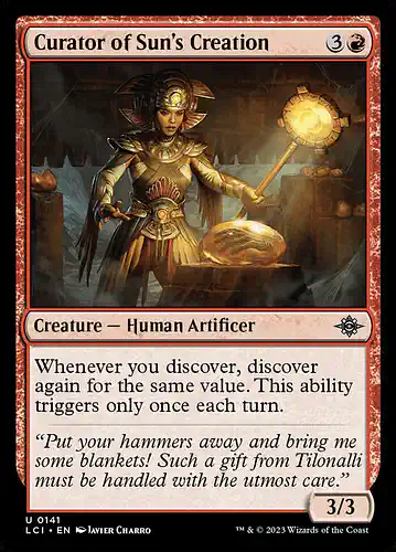Curator of Sun's Creation - lci Spoiler