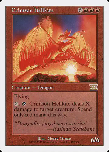Crimson Hellkite - 6ed Spoiler