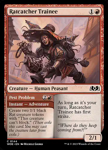 Ratcatcher Trainee - woe Spoiler