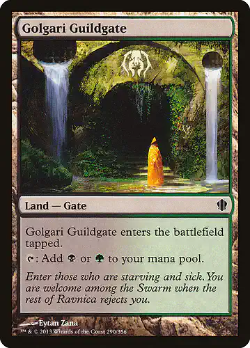 Golgari Guildgate - c13 Spoiler