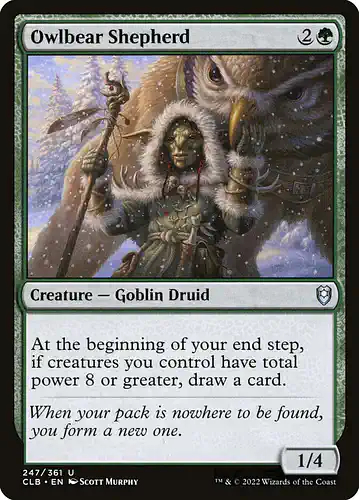 Owlbear Shepherd - clb Spoiler