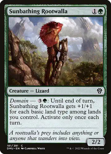 Sunbathing Rootwalla - dmu Spoiler