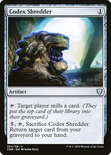 Codex Shredder - cmr Spoiler
