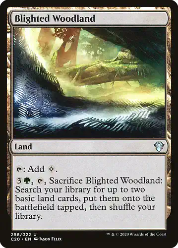 Blighted Woodland - c20 Spoiler