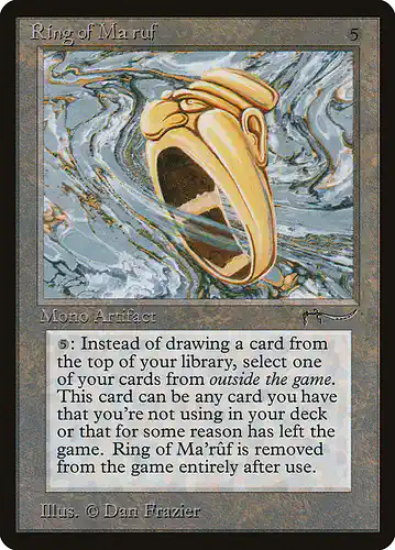 Ring of Ma'rûf - arn Spoiler