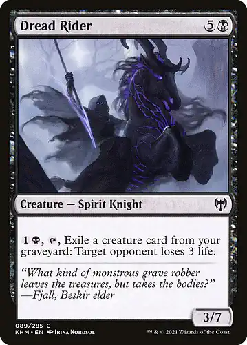 Dread Rider - khm Spoiler