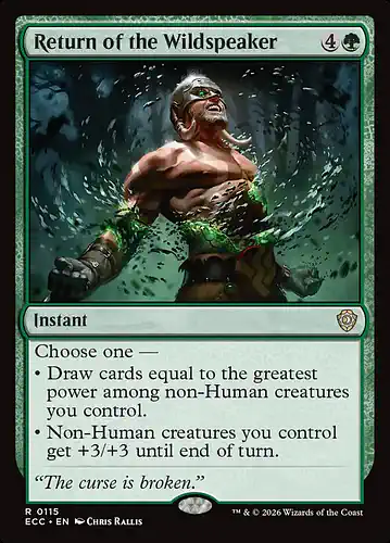 Return of the Wildspeaker - ecc Spoiler