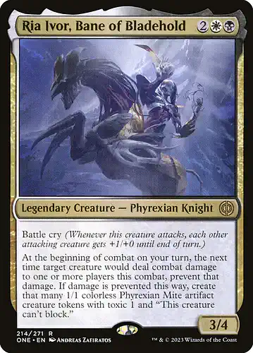Ria Ivor, Bane of Bladehold - one Spoiler