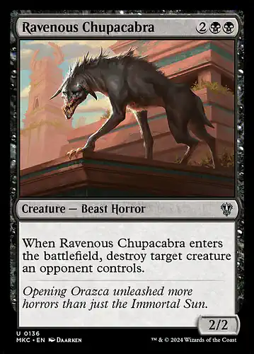 Ravenous Chupacabra - mkc Spoiler