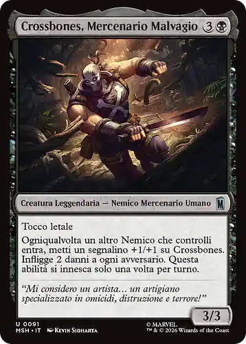 Crossbones, Malicious Mercenary - msh Spoiler