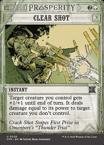 Clear Shot - otp Spoiler