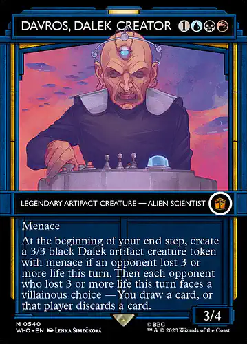 Davros, Dalek Creator - who Spoiler