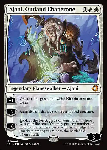 Ajani, Outland Chaperone - ecl Spoiler