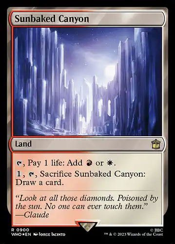 Sunbaked Canyon - who Spoiler