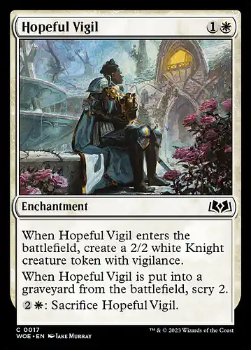 Hopeful Vigil - woe Spoiler