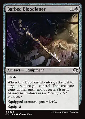 Barbed Bloodletter - ecl Spoiler