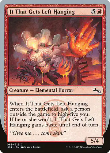 It That Gets Left Hanging - ust Spoiler