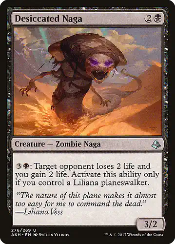 Desiccated Naga - akh Spoiler