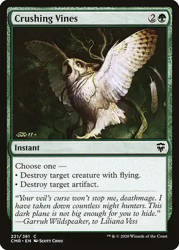 Crushing Vines - cmr Spoiler