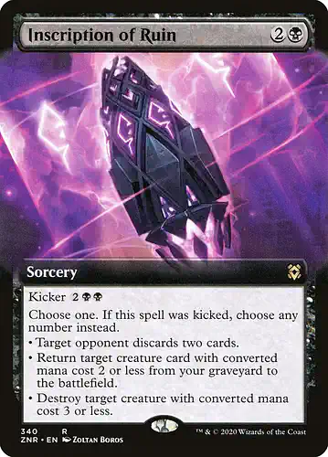 Inscription of Ruin - znr Spoiler