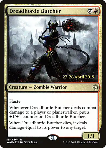 Dreadhorde Butcher - war Spoiler