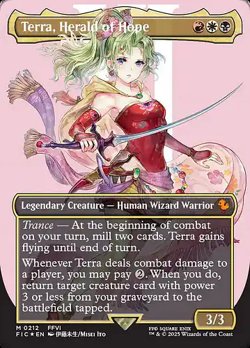 Terra, Herald of Hope - fic Spoiler