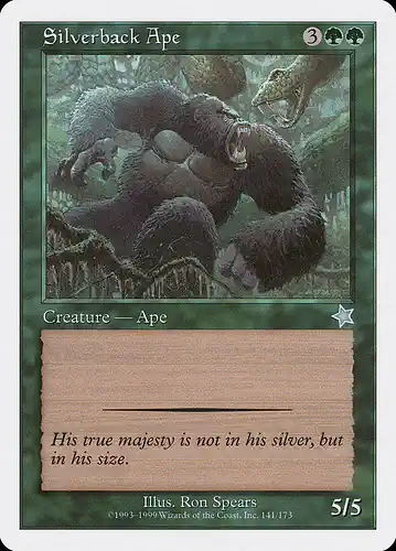 Silverback Ape - s99 Spoiler