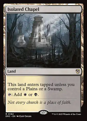 Isolated Chapel - drc Spoiler
