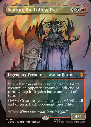 Sauron, the Lidless Eye - hoc Spoiler