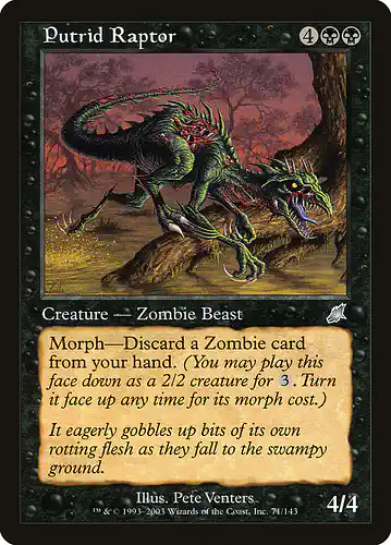 Putrid Raptor - scg Spoiler