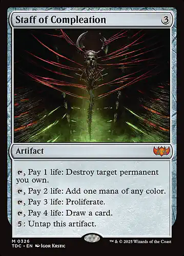 Staff of Compleation - tdc Spoiler