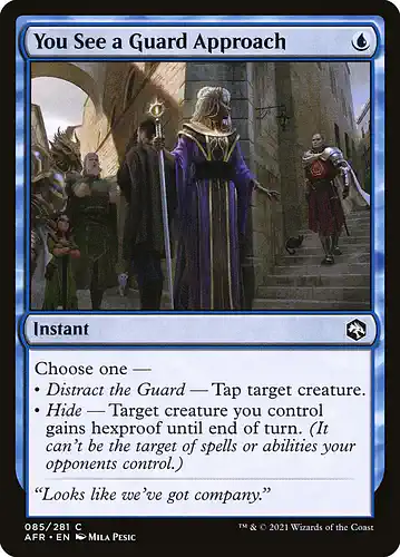 You See a Guard Approach - afr Spoiler